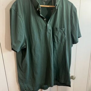 Men's J Crew Green Polo Shirt